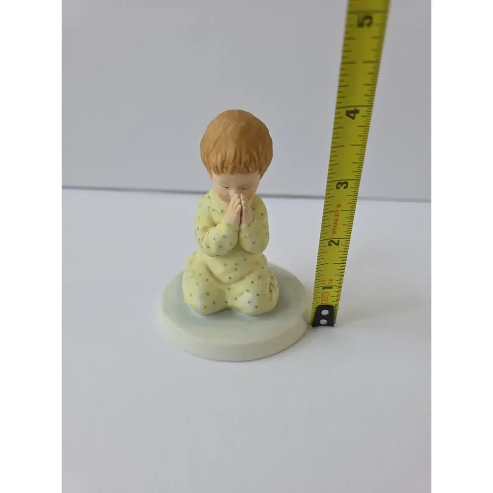 Vintage 1980 Signed Frances Hook A Childs World Nighttime Thoughts Praying Boy